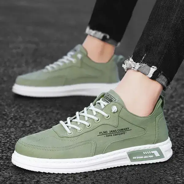 Breathable Lightweight Canvas Sneakers for Men | Non-Slip Casual Shoes