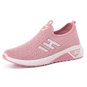 Baccashoes Women Fashion Fly Woven Breathable Casual Sneakers