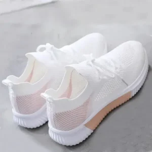 Baccashoes Women Fashion Color Blocking Breathable Sneakers