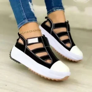 Baccashoes Creative Cutout Platform Sneakers