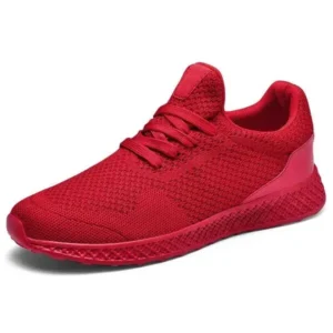 Baccashoes Men Fashion Solid Color Breathable Sneakers