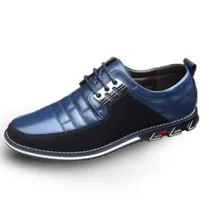 Baccashoes Men Casual Check Pu Shoes