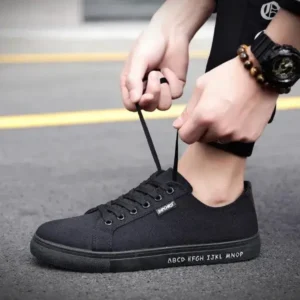 Baccashoes Men Casual Canvas Breathable Shoes