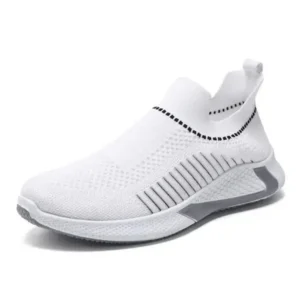 Baccashoes Men Fashion Summer Flyknit Breathable Sneakers