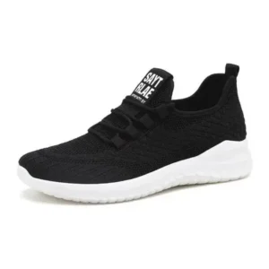 Baccashoes Men Fashion Lightweight Lace-Up Breathable Sneakers