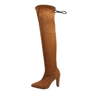 Baccashoes Women Fashion Plus Size Solid Color Over The Knee Boots