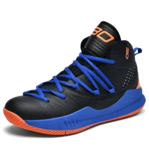 Baccashoes Men Casual High Top Breathable Basketball