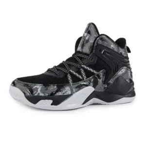 Baccashoes Men Fashion Trend Breathable High Top Basketball Shoes