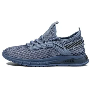 Baccashoes Men Casual Breathable Hollow Mesh Soft Sole Sports Shoes