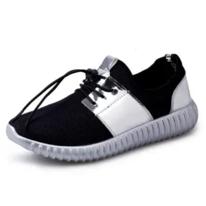 Baccashoes Men Casual Color Matching Mesh Breathable Wear-Resistant Sports Shoes