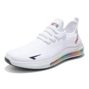 Baccashoes Men'S Casual Rainbow Bottom Air Cushion Running Sneakers