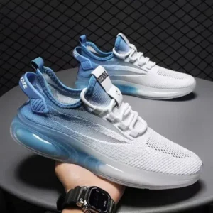 Baccashoes Men'S Fashion Jelly Bottom Mesh Breathable Sneakers