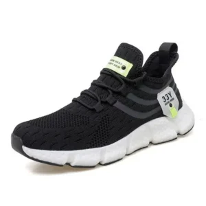 Baccashoes Men Fashion Breathable Color Block Lightweight Sneakers