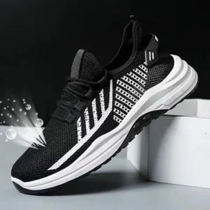 Baccashoes Men Casual Breathable Lightweight Running Sneakers