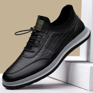 Baccashoes Men'S Casual Lightweight Waterproof Breathable Pu Sneakers