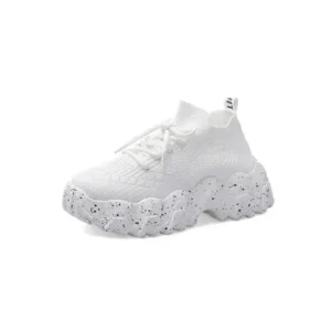 Baccashoes Women Casual Mesh Breathable Platform Sneakers