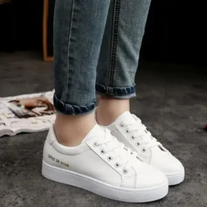 Baccashoes Summer Women Fashion Casual Solid Color Thick-Soled Canvas Sneakers